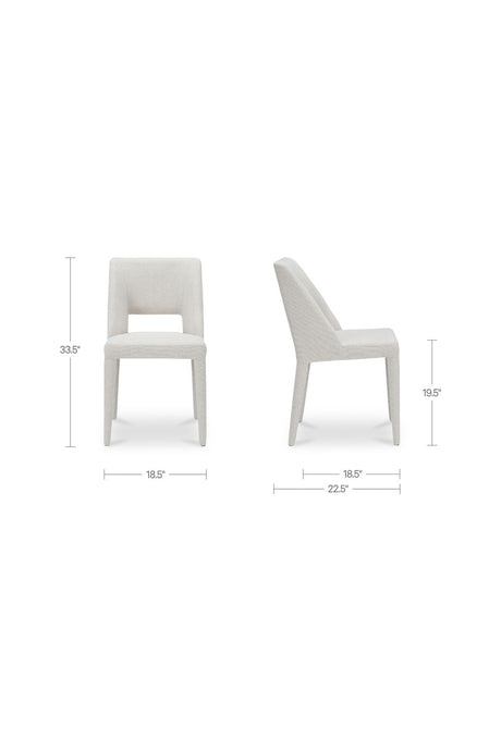 Modern European furniture - Carved Back Dining Chairs (2) - www.oroa.com