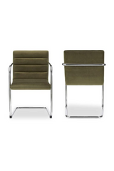 Modern European furniture - Channeled Cantilever Dining Chairs (2) - www.oroa.com