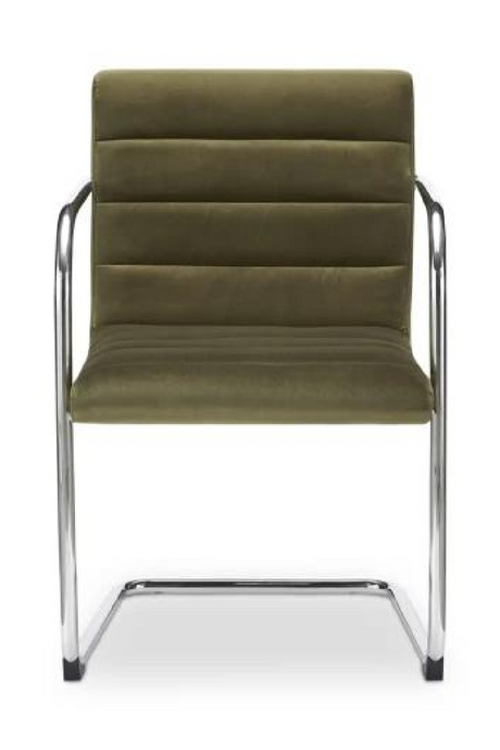 Modern European furniture - Channeled Cantilever Dining Chairs (2) - www.oroa.com
