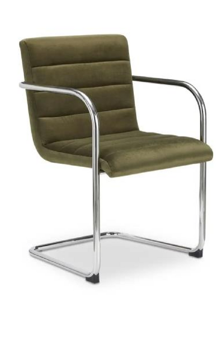 Modern European furniture - Channeled Cantilever Dining Chairs (2) - www.oroa.com