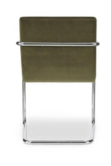 Modern European furniture - Channeled Cantilever Dining Chairs (2) - www.oroa.com