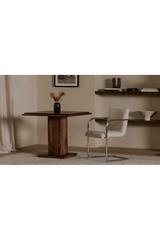 Modern European furniture - Channeled Cantilever Dining Chairs (2) - www.oroa.com