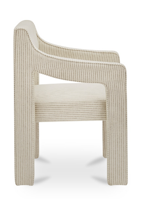 Modern European furniture - Upholstered Sloped-Arm Dining Chair - www.oroa.com