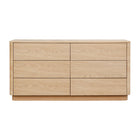 Modern European furniture - 6-Drawer Wooden Dresser - www.oroa.com