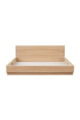 Modern European furniture - Light Oak Scandinavian Bed - www.oroa.com