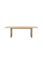 Modern European furniture - Rectangular Oak Dining Table - www.oroa.com