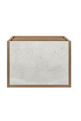 Modern European furniture - 2-Drawer Solid Oak Nightstand - www.oroa.com