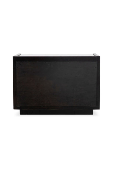 Modern European furniture - Acacia Veneer 2-Drawer Nightstand - www.oroa.com