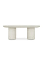 Modern European furniture - Cream Concrete Dining Table - www.oroa.com