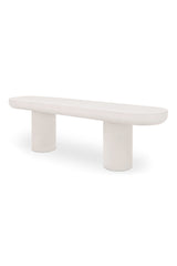 Modern European furniture - Indoor/Outdoor Concrete Bench - www.oroa.com