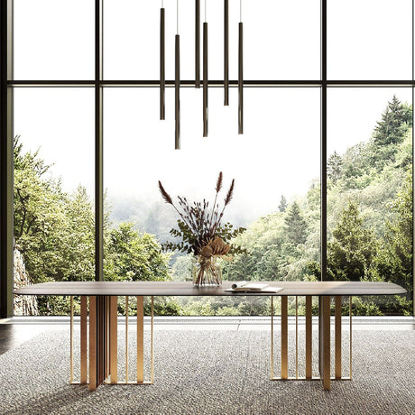 Wenge Oak Dining Table | OROA Modern Livia