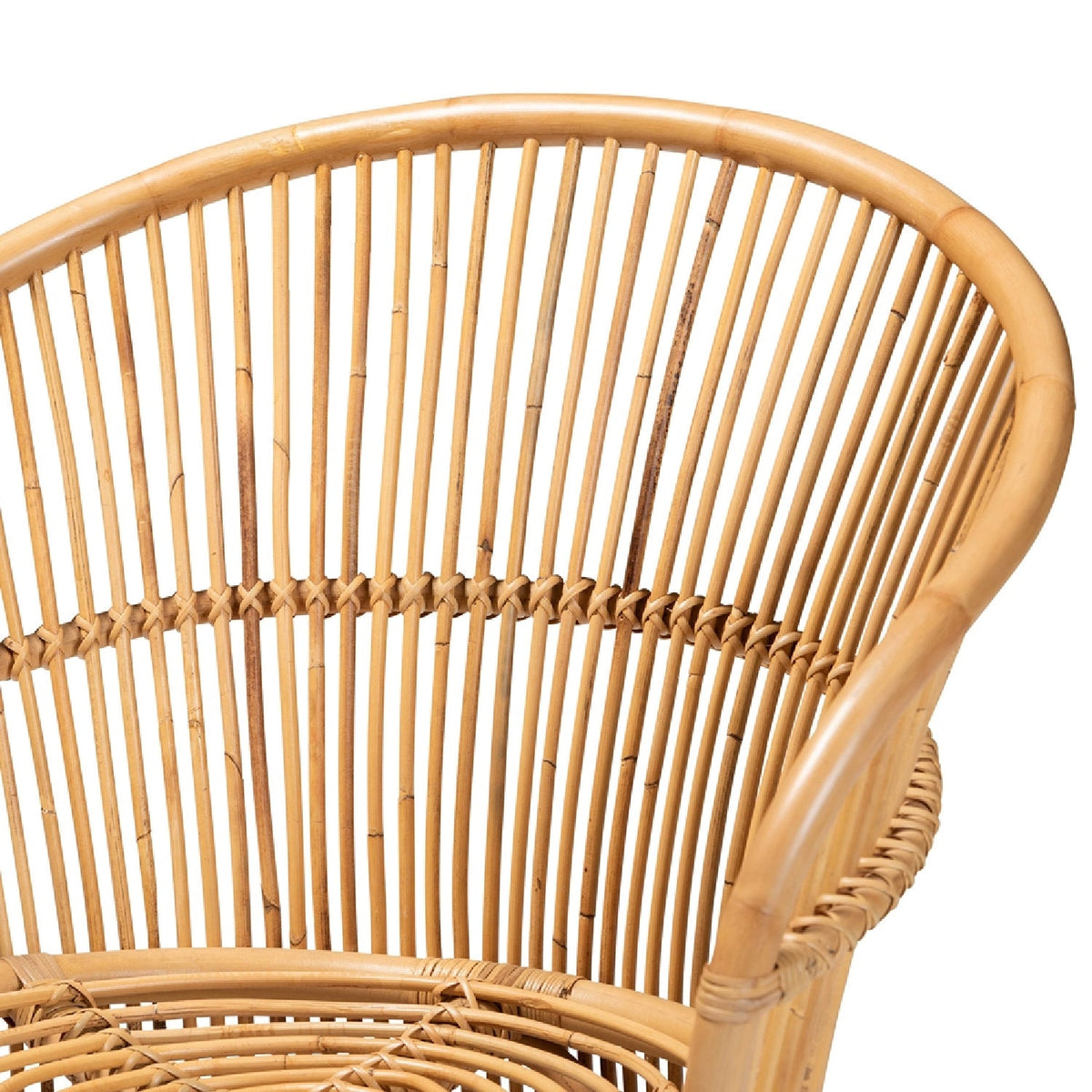 Modern European furniture - Rattan Round Base Accent Chair - www.oroa.com