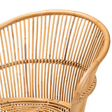 Modern European furniture - Rattan Round Base Accent Chair - www.oroa.com