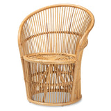 Modern European furniture - Rattan Round Base Accent Chair - www.oroa.com