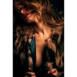Fierce Beauty Fur Blouse Woman photographic art print by Cobra Art