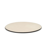 Grained Leather Round Placemat | Pinetti | OROA.com
