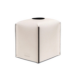 Soft Leather Square Tissue Box | Pinetti | OROA.com