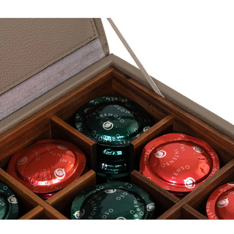 Leather Coffee Pods Box | Pinetti Zenius | OROA.com