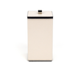 Leather Square Cotton Pad Holder | Pinetti Poseidon | OROA.com
