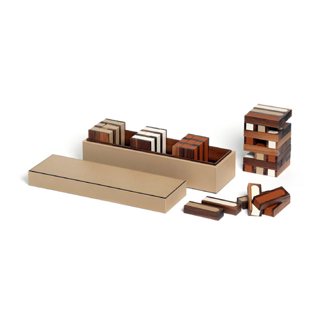 Italian Leather Covered Game Board | Pinetti | OROA.com