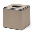 Leather Square Tissue Box | Pinetti | OROA.com
