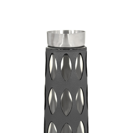 Leather Covered Glass Carafe | Pinetti Marghe | OROA.com