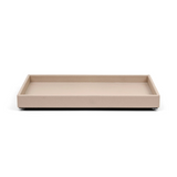 Metal Feet Leather Tray | Pinetti Tudor | OROA.com