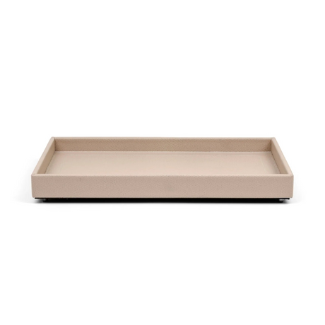 Metal Feet Leather Tray | Pinetti Tudor | OROA.com
