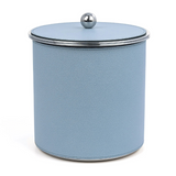 Cylindrical Leather Covered Ice Bucket | Pinetti Axel | OROA.com