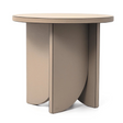 Leather Covered Side Table | Pinetti Helix | OROA.com