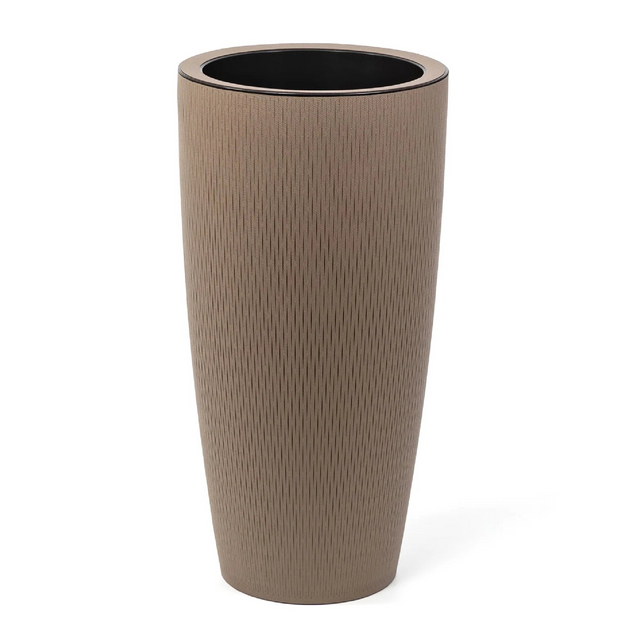 Leather Covered Plant Pot | Pinetti Silvy | OROA.com