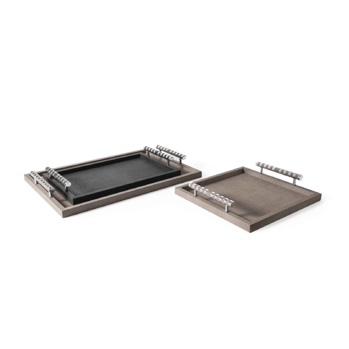 Embossed Shagreen Tray | Pinetti Saturno | OROA.com