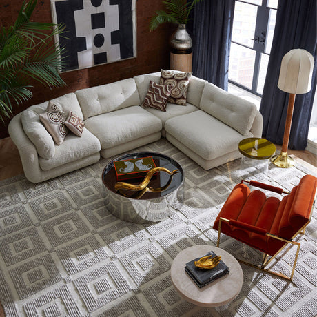 Polished Brass Decorative Object | Jonathan Adler Horn