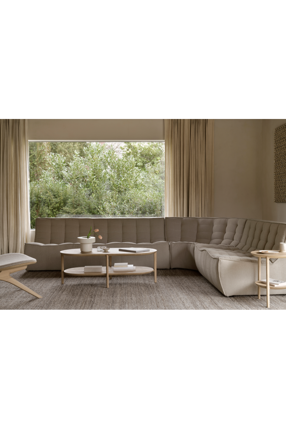 Gray Modular Sofa | Ethnicraft N701 | Oroa.com