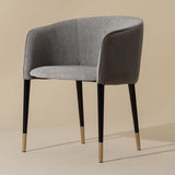 Fabric & Leather Dining Armchair by Splendido Asher Dining Chair, alternate view 4