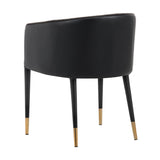 Fabric & Leather Dining Armchair by Splendido Asher Dining Chair, alternate view 10