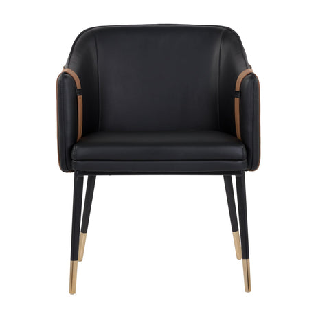 Leather-Inspired Dining Chair by Splendido Carter, alternate view 3