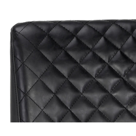 Diamond-Stitched Leather-Inspired Dining Chairs (2) by Splendido Leighland, alternate view 20