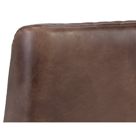 Diamond-Stitched Leather-Inspired Dining Chairs (2) by Splendido Leighland, alternate view 7