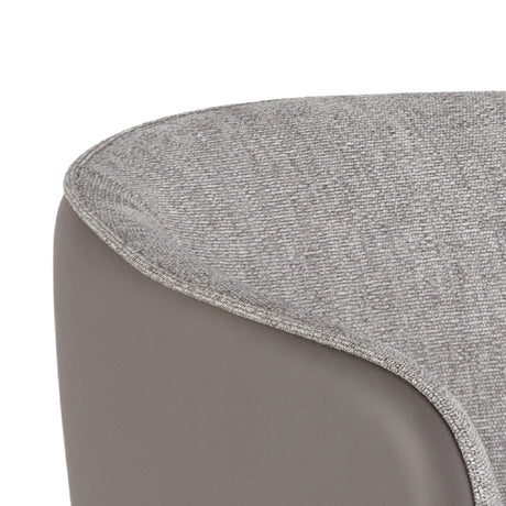 Taupe Leather Counter Stool by Splendido Asher, alternate view 6