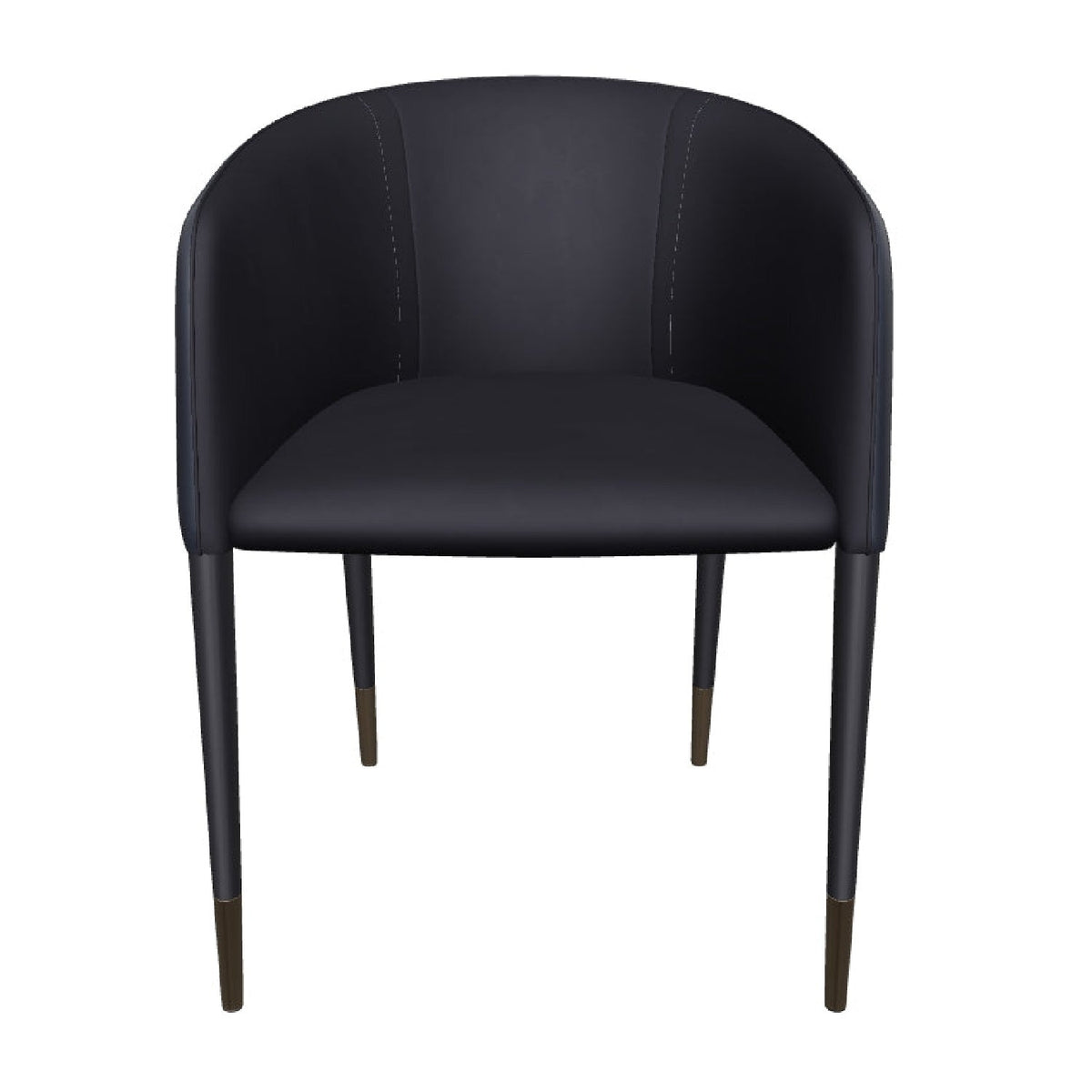 Fabric & Leather Dining Armchair by Splendido Asher Dining Chair, alternate view 19