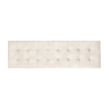 Button Tufted Leather Bench by Splendido Kenji, alternate view 4