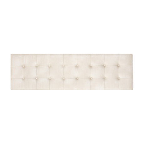 Button Tufted Leather Bench by Splendido Kenji, alternate view 4