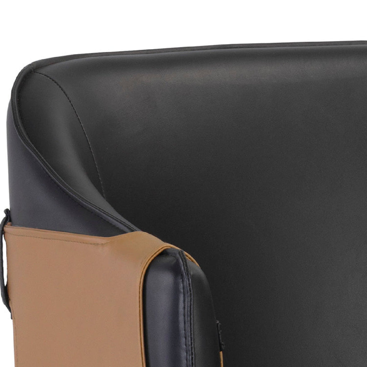 Two-Toned Leather Bar Stool by Splendido Carter Barstool, alternate view 13