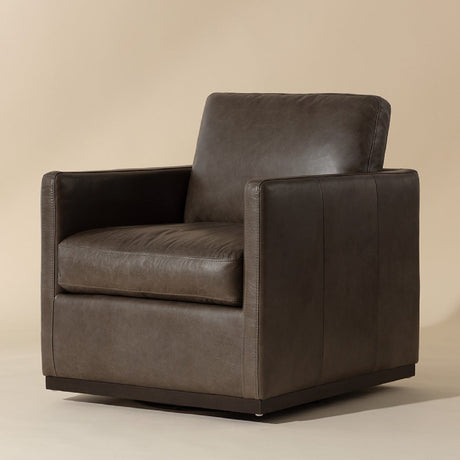 Track-Armed Swivel Lounge Chair by Splendido Portman Accent Chair, alternate view 20