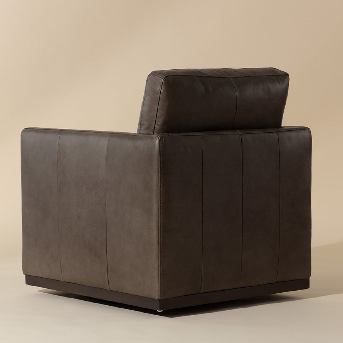 Track-Armed Swivel Lounge Chair by Splendido Portman Accent Chair, alternate view 23
