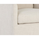 Linen Wheeled Dining Chair by Splendido Glenrose, alternate view 6