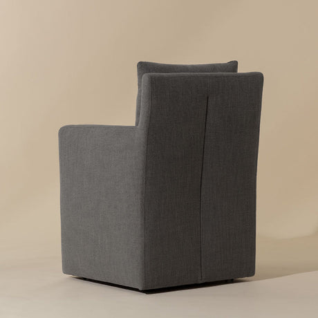 Linen Wheeled Dining Chair by Splendido Glenrose, alternate view 17