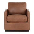 Track-Armed Swivel Lounge Chair by Splendido Portman Accent Chair, alternate view 10