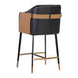Two-Toned Leather Counter Stool by Splendido Carter, alternate view 11